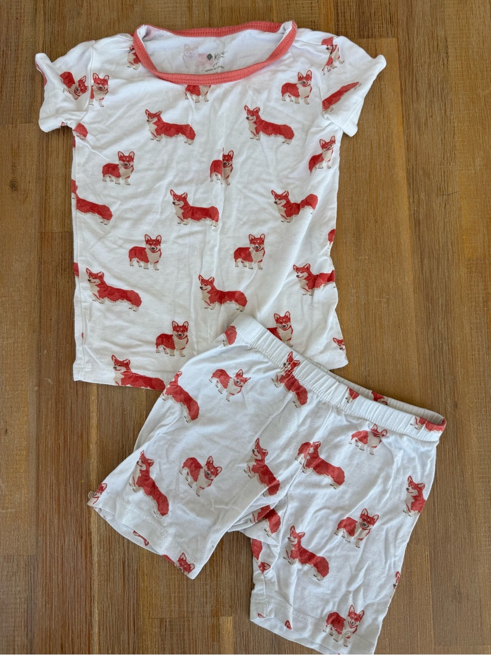 Kyte 2T Corgi Two Piece Short Set